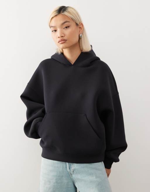 Weekday scuba oversized hoodie in navy