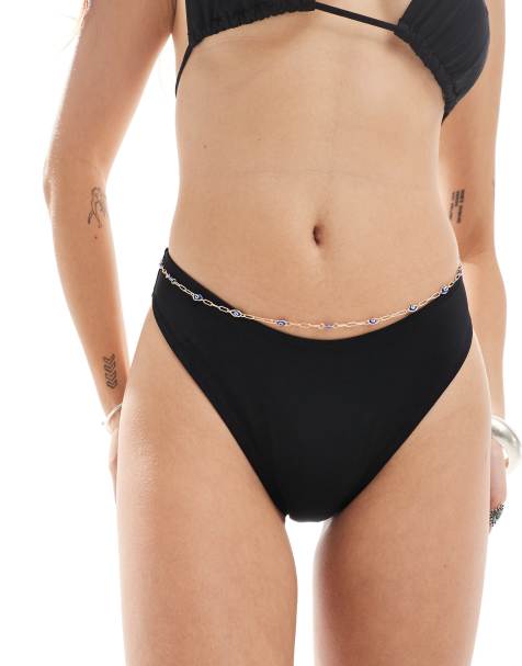 Weekday – Shore – Bikinihose in Schwarz - view 1