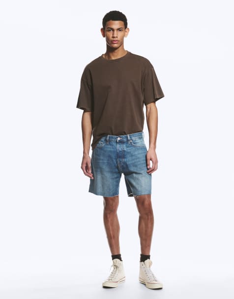 Weekday - Short en jean oversize - Bleu - view 1