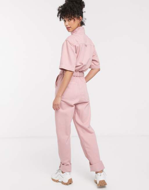 Women's short best sale sleeve boiler suit