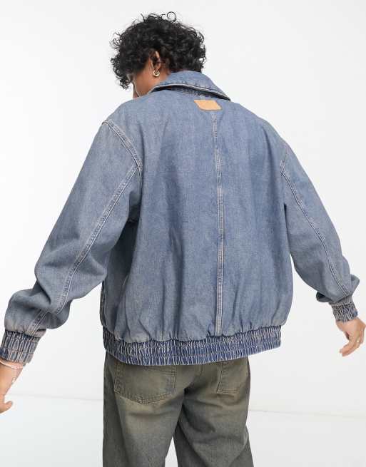 Bomber hotsell jean jacket