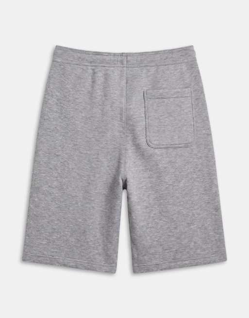 Weekday - Simon - Pantaloncini in jersey grigio mélange in tessuto effetto scuba, 7 di 7