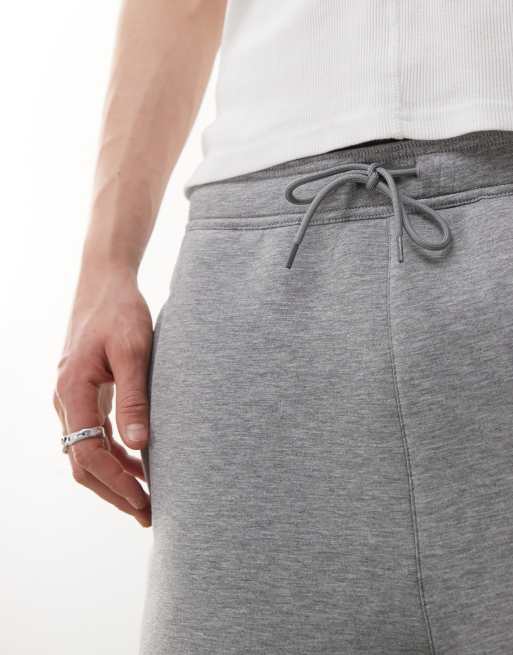 Weekday Simon scuba jersey shorts in heather gray | ASOS
