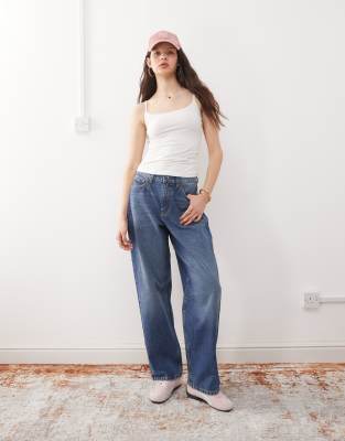 Weekday Skinny Strap Tank Top In White