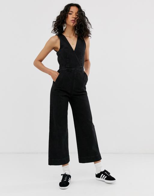 Jumpsuit store jeans black