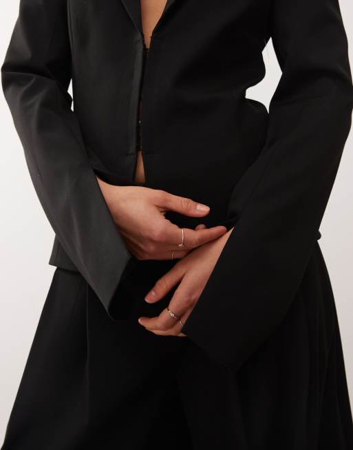 Weekday slim fit blazer in black, 2 of 4