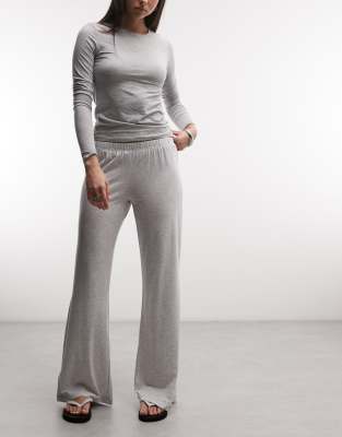 Weekday Slouchy Jersey Pants In Multi