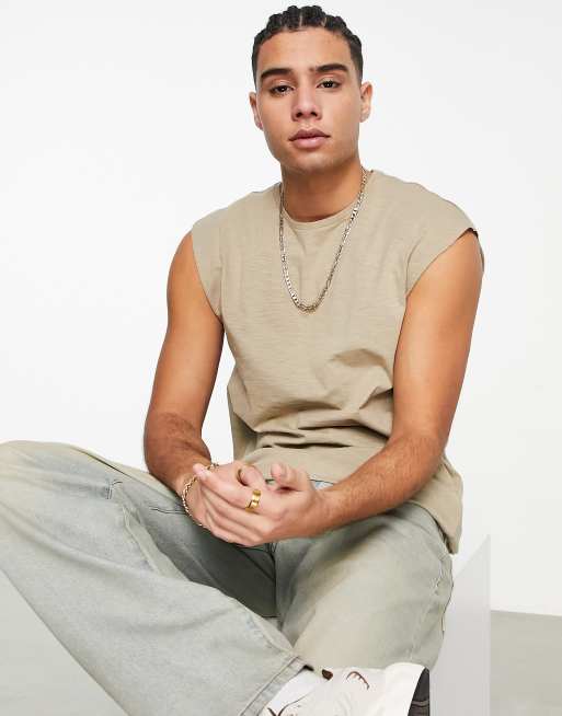 Weekday - Sly - Canotta beige