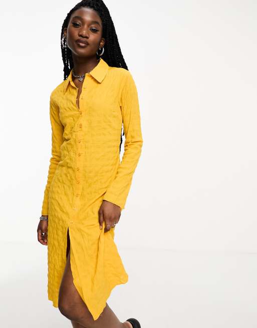 Aria textured shirtdress online