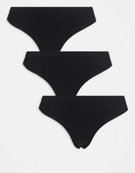 Weekday soft seamless brief 3-pack in black - view 1