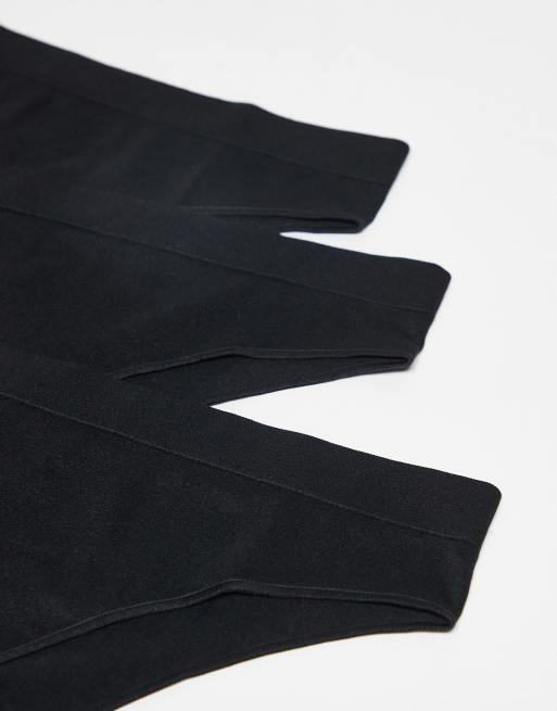 Weekday soft seamless brief 3-pack in black, 2 of 3