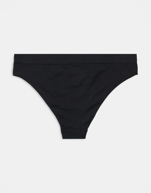 Weekday soft seamless brief 3-pack in black, 3 of 3