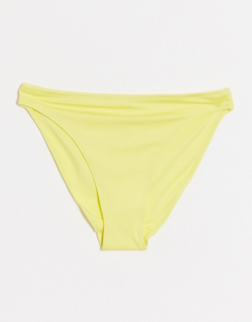 Weekday Soleil bikini breif in yellow
