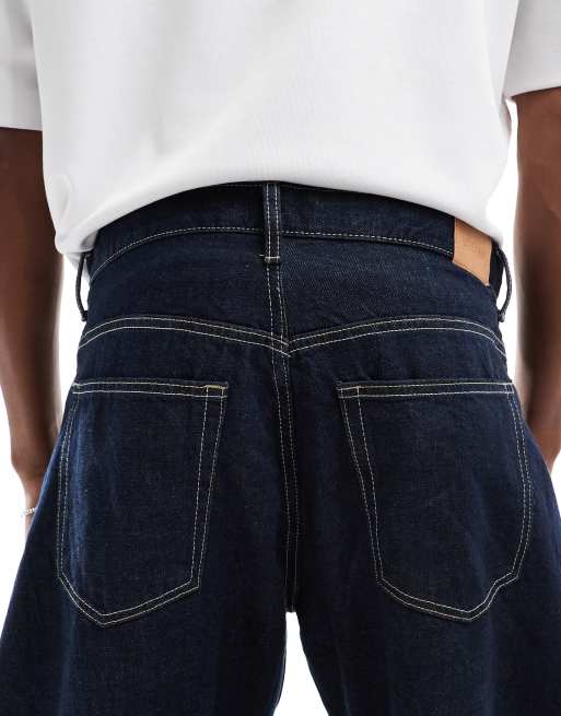 Weekday - Solera - Jean large coupe ballon - Bleu brut délavé | ASOS