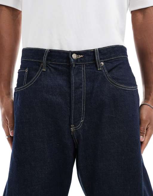Weekday - Solera - Jean large coupe ballon - Bleu brut délavé | ASOS