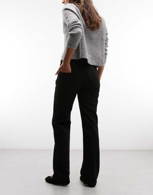Weekday Sonic low waist straight leg jeans in black rinse, 2 of 5