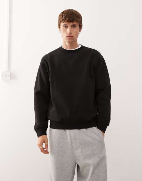 Weekday - Sort sweatshirt i klassisk pasform - view 1