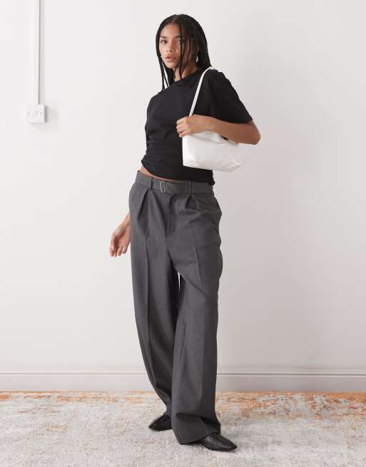 Weekday - Sort T-shirt med tætsiddende talje, 2 af 4
