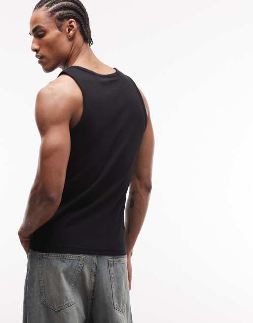 Weekday - Sort tanktop med almindelig pasform, 4 af 5