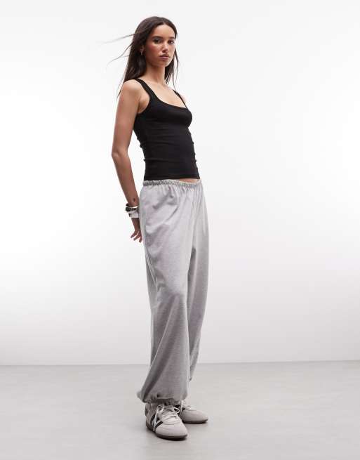 Weekday - Sort tanktop med firkantet hals i ribstrik, 2 af 4