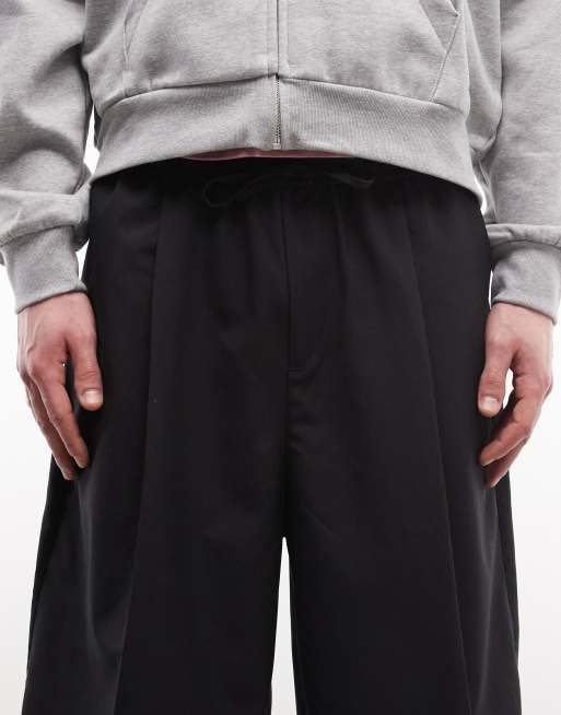 Weekday - Sorte oversized habitshorts, 4 af 5