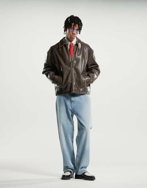 Weekday - Space - Afslappede jeans med lige ben i falmet blå vask - view 1