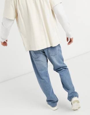 weekday space relaxed straight jeans