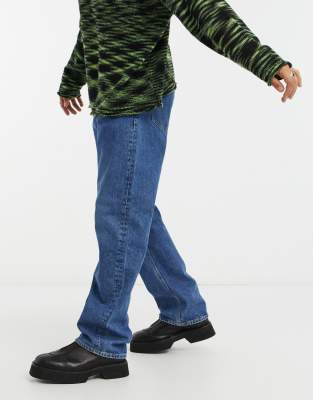 weekday space relaxed straight jeans