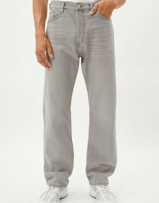 Weekday space straight jeans in summer grey - ASOS Price Checker