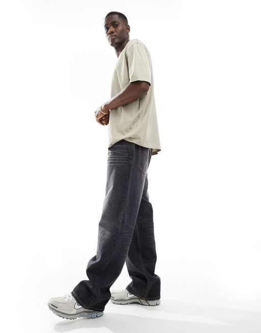Weekday Sphere relaxed fit jeans in washed black, 2 of 5