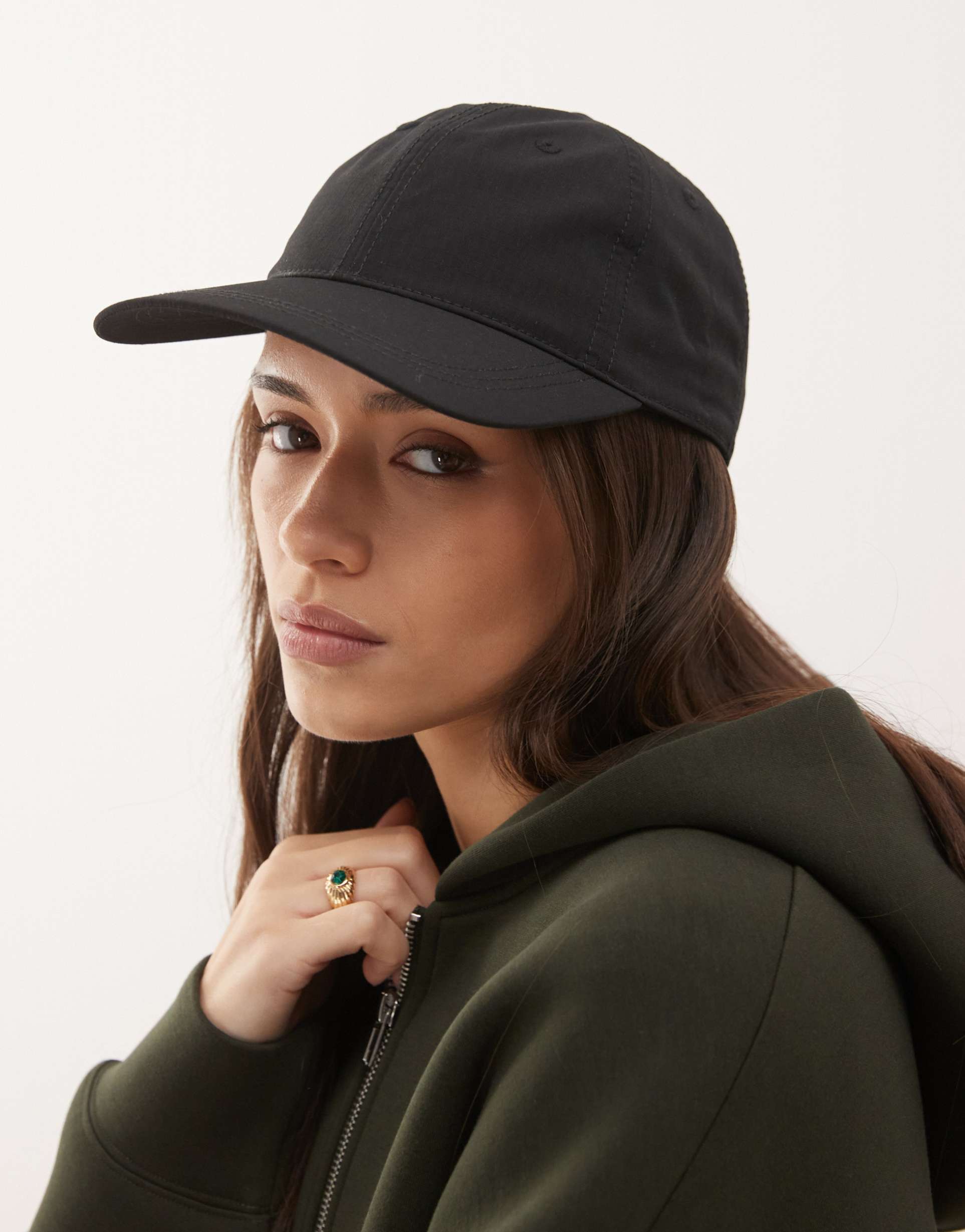weekday sporty cap in black