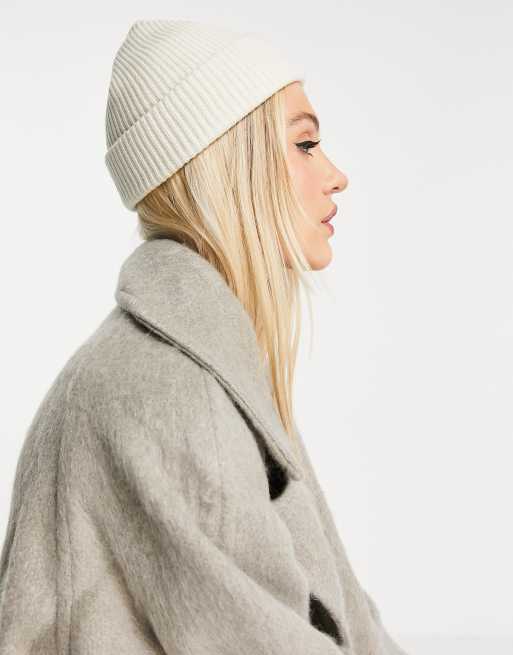 Weekday - Stan - Bonnet - Blanc cassé - CREAM