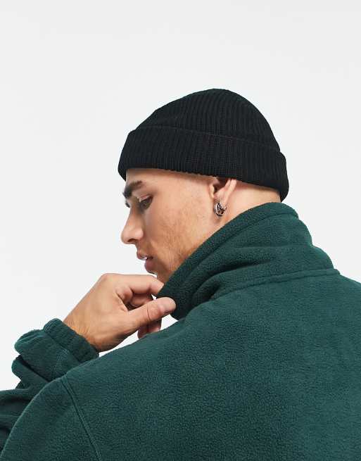 Weekday Stan fisherman beanie in black exclusive at ASOS