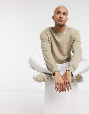 Weekday - Standard - Beige sweatshirt