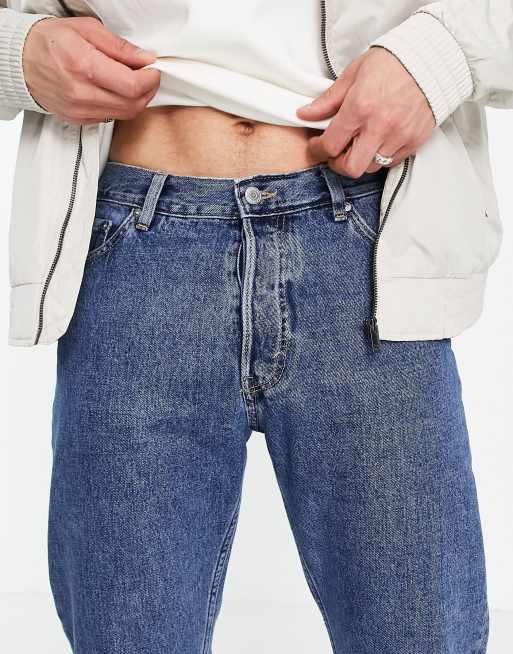 Weekday – Standard – Blå tubformade jeans, 4 av 4