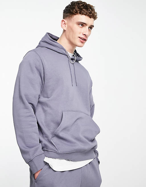 Weekday standard co-ord hoodie in dark blue