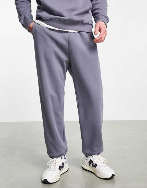 Relaxed Sweatpants In Parry Blue, Sweatpants With Adjustable Ankles