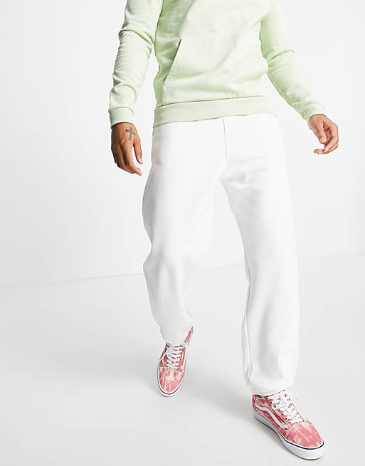 Weekday standard co-ord joggers in white