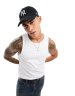 Pull&Bear STWD skater jersey shorts in black 