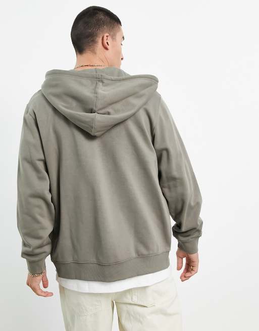 Weekday - Standard - Hoddie à fermeture éclair - Gris, 2 de 4