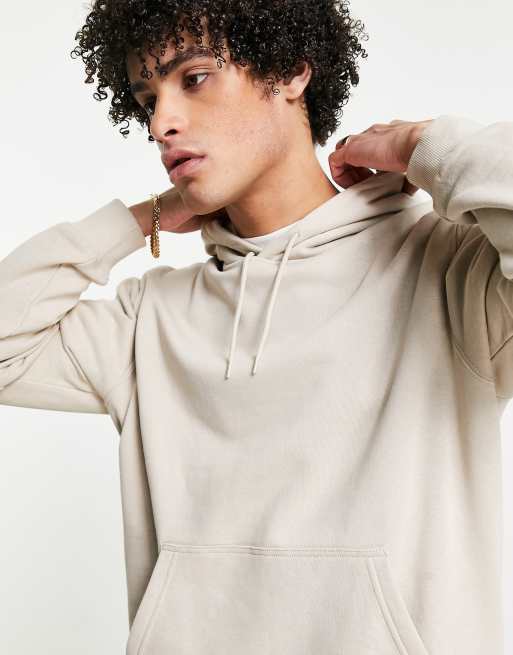 Weekday 2024 beige hoodie