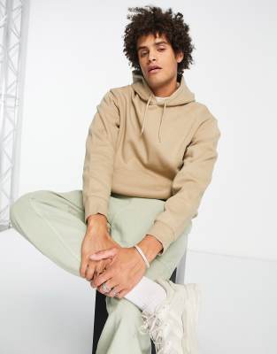 Weekday standard hoodie in beige