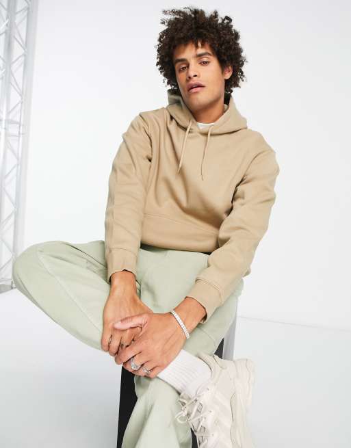 Weekday Standard hoodie in beige