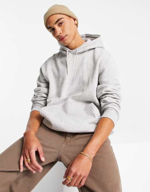 Weekday standard hoodie in grey marl | ASOS