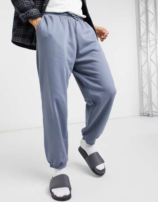 Weekday Standard joggers in blue ASOS