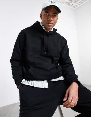 Weekday – Standard – Kapuzenpullover in Schwarz