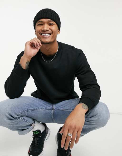 Weekday - Standard - Sort sweatshirt