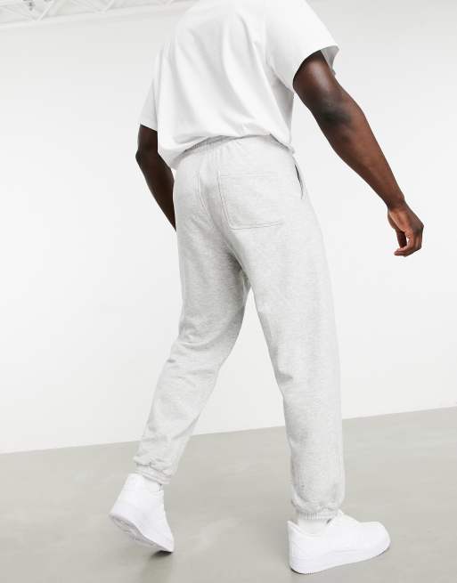 Weekday Standard sweatpants in gray melange ASOS