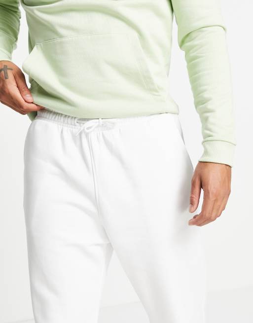 Weekday Standard sweatpants in white part of a set ASOS