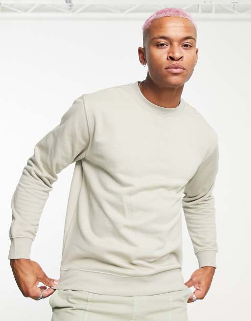 Weekday standard sweatshirt in ecru